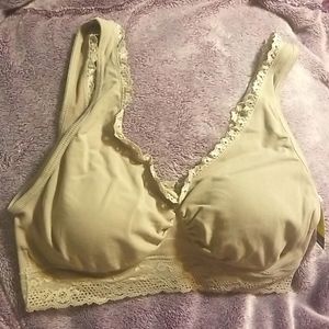 Brand new Coobie sports bra, grey, size large